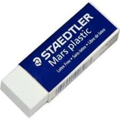 Eraser- Plastic White