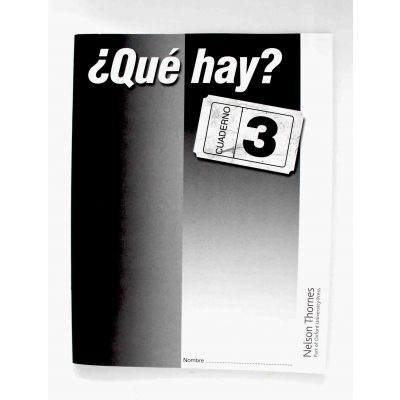 Qué Hay Cuaderno 3 (Nelson Thornes Workbook)